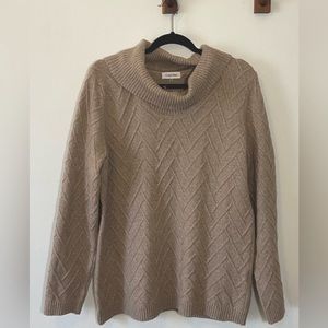Calvin Klein Women’s Tan Sweater Size Large